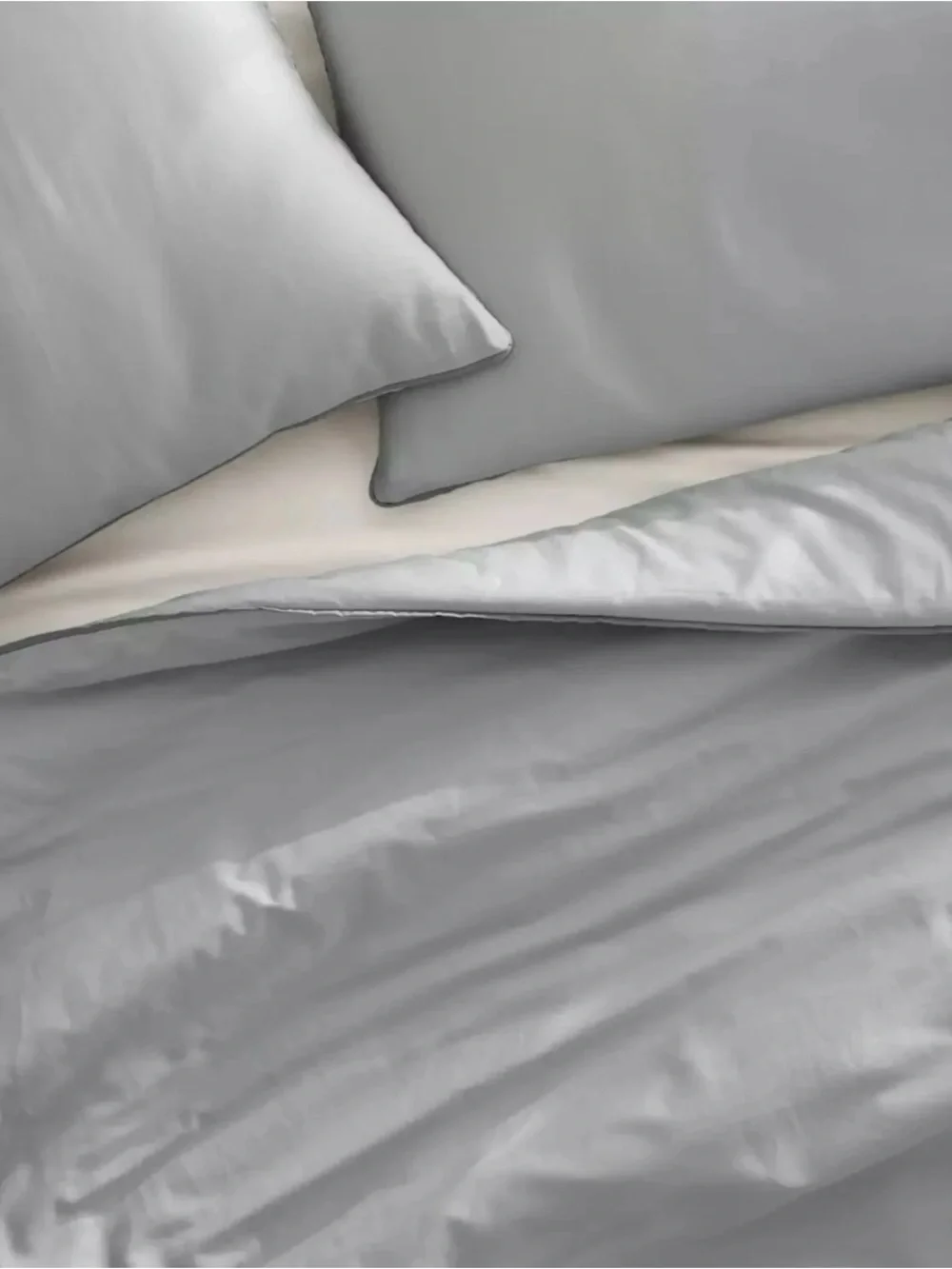 BOLL & BRANCH 2pc Comforter Set 100% Organic Cotton Twin Shore